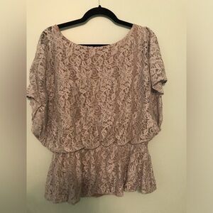 J.R. Nites silver blouse